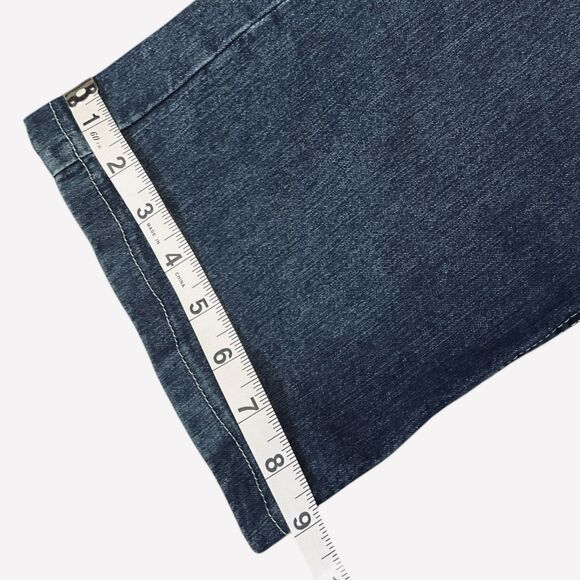 Lee Riders Bootcut Womens Jeans Sz 10P Blue Mid Rise Dark Wash 5-Pocket Stretch - Picture 7 of 15